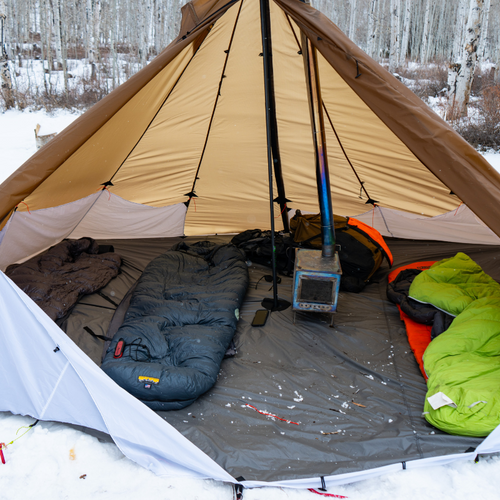 Redcliff floor system with stove Redcliff floor system with stove