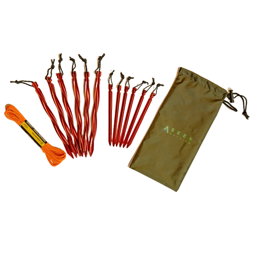MSR twisted stakes, Paracord, Stuff Sack, kit MSR twisted stakes, Paracord, Stuff Sack, kit